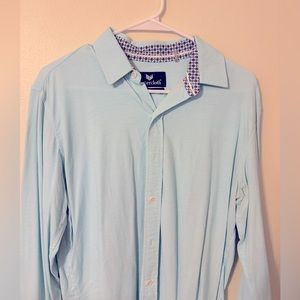 ButterCloth slim fit button down light blue size M